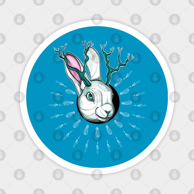 Jackalope Magnet by MareveDesign